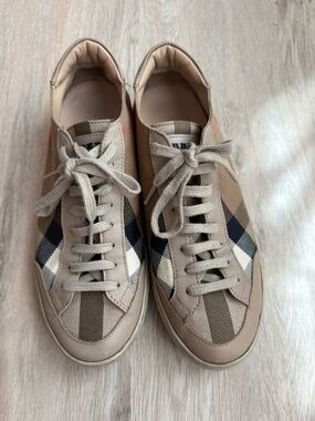 Burberry Nova Check canvas sneakers
